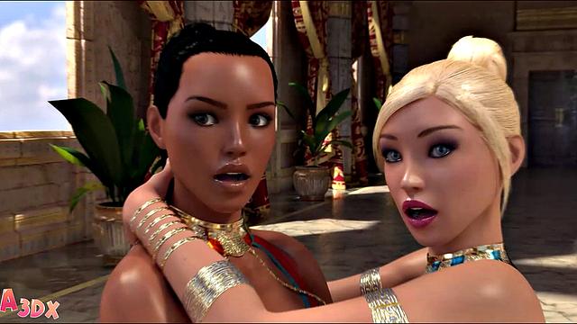 Futa3dX - Futa Archeologiss Sent Back In Time For A TRAIN