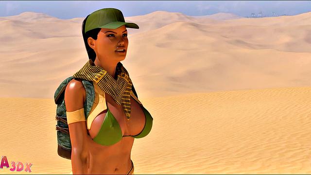 Futa3dX - Futa Archeologiss Sent Back In Time For A TRAIN