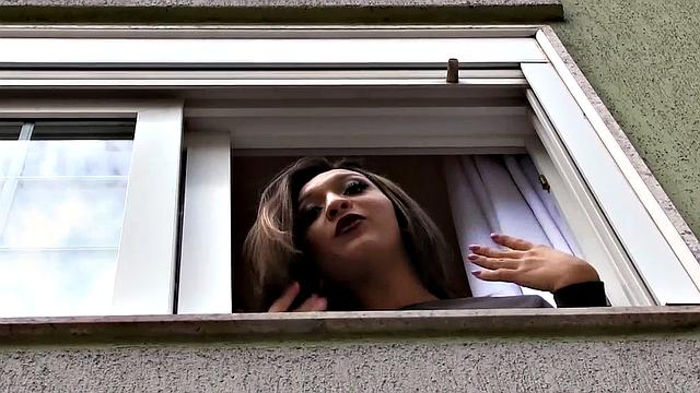 Cute Transsexual Babi Aydal Invites a Guy to Fuck Her