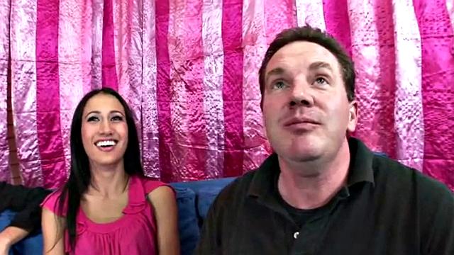 Petite teen gets spit roasted