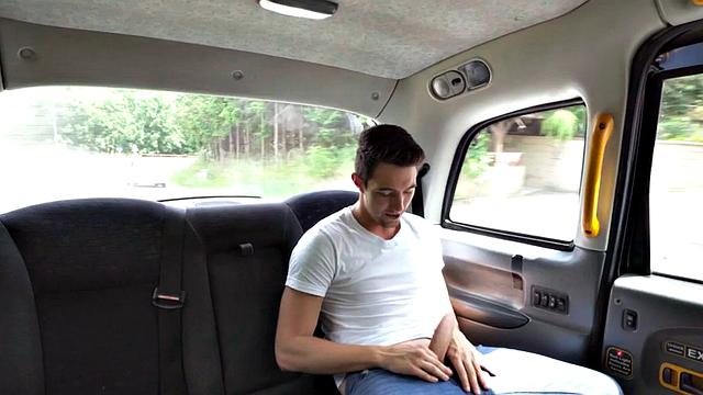 Big-titted bae doggystyled by taxi driver after teasing