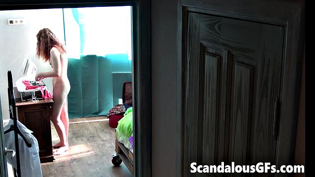 This is the longest I've watched my girl naked while doing chores