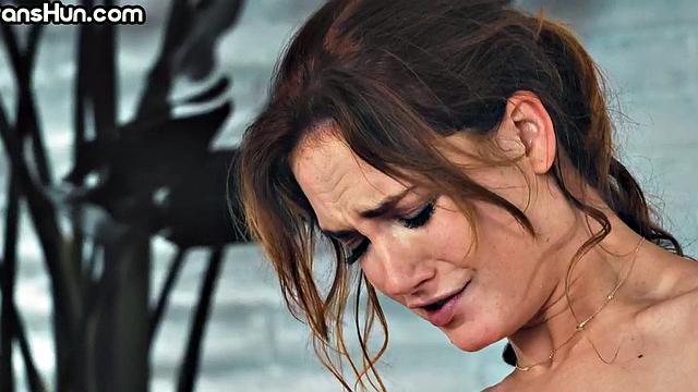 TS tattooed babe licks hairy GF during facesitting