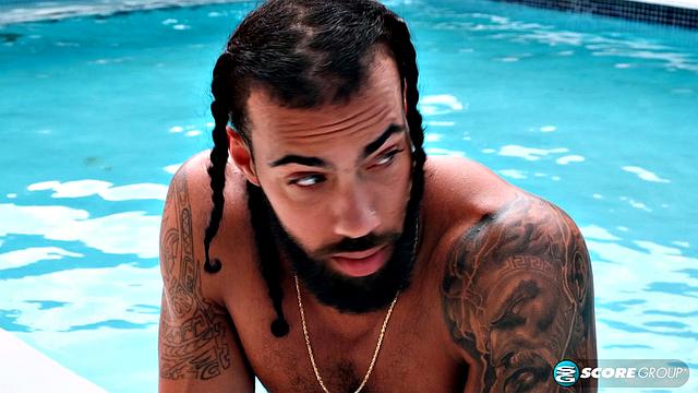 Crystal Taylor Has a Poolside Encounter