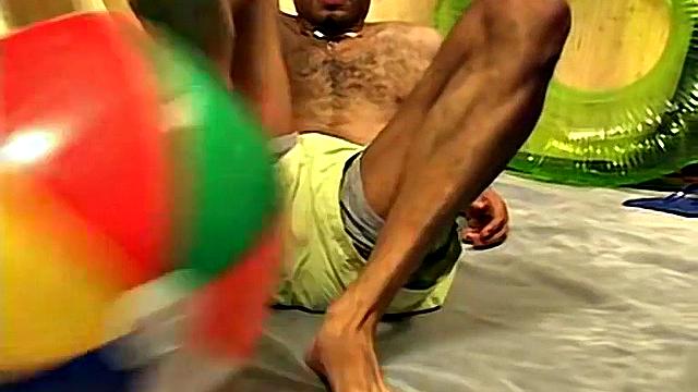 Berto teases us by slowly wiggling his feet and toes - Berto