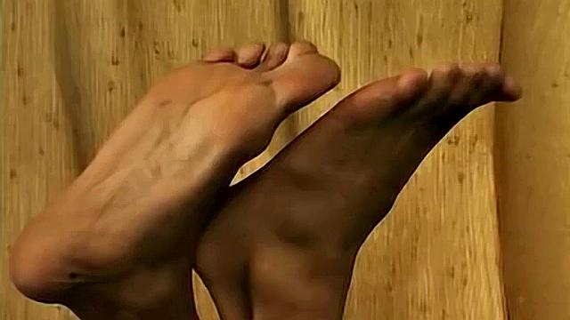 Berto teases us by slowly wiggling his feet and toes - Berto