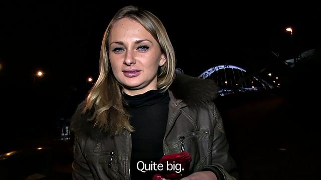 Hot blonde Russian babe moans loudly while getting pounded from behind