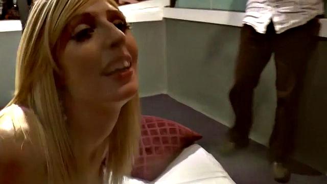 Grandpa Ben bangs a cute cuffed teen blonde