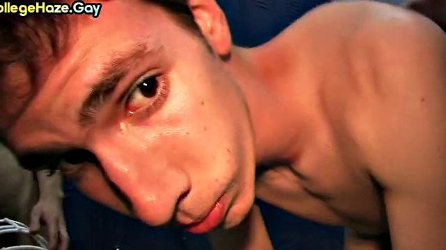 Locker room public fucked fraternity in front of voyeurs