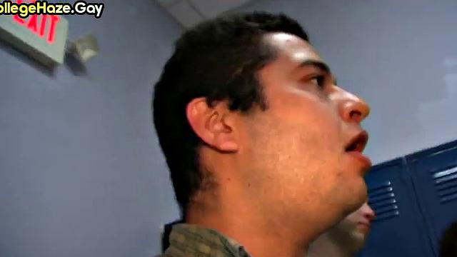 Locker room public fucked fraternity in front of voyeurs