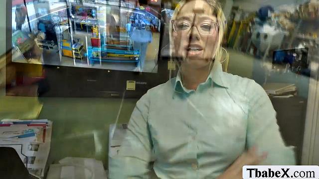 Our boss caught us doing anal at work