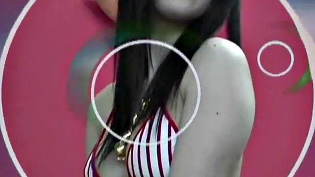 Japanese teen licked then toyed roughly