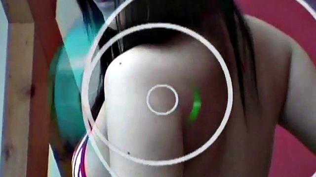 Japanese teen licked then toyed roughly