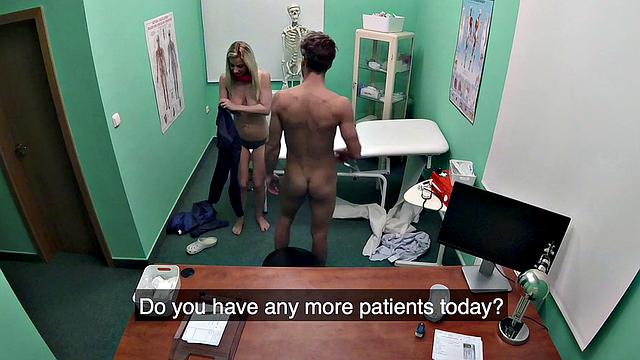 Czech hottie gets cures with deepthroating and cowgirl riding in hospital