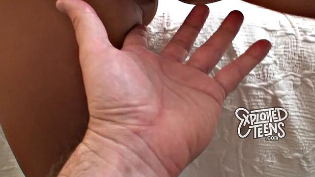 Cute 18 yr old newbie goes all the way in amateur video