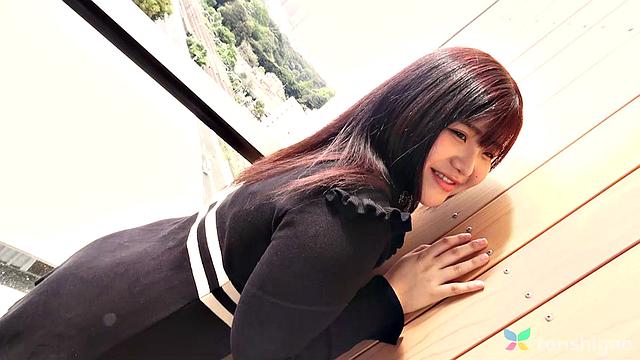 Madoka Watanabe is a student looking for some fun today at Tenshigao