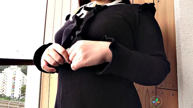 Madoka Watanabe is a student looking for some fun today at Tenshigao