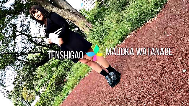 Madoka Watanabe is a student looking for some fun today at Tenshigao