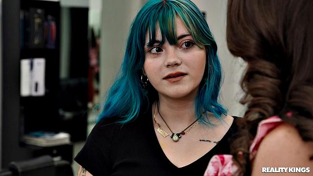 Horny Hairdresser Seduces Partner