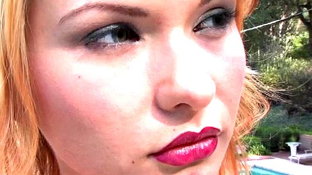 Katja Kassin gets face splattered with cum after fuck