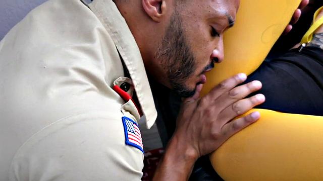 Babe sharing bisexual dick in threeway with bjs and sex