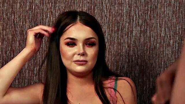 Cute British voyeur teases BBC dude till cumshot