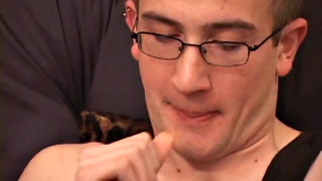Shawn Cohen strokes his cock and shows off for the camera