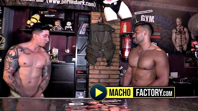 two latino guys get wild and fuck each other hard