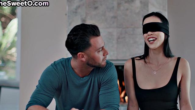 21yo babe pleases her lover with her tight pussy