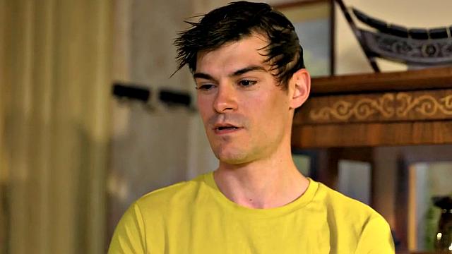 busty babe riding oiled dick