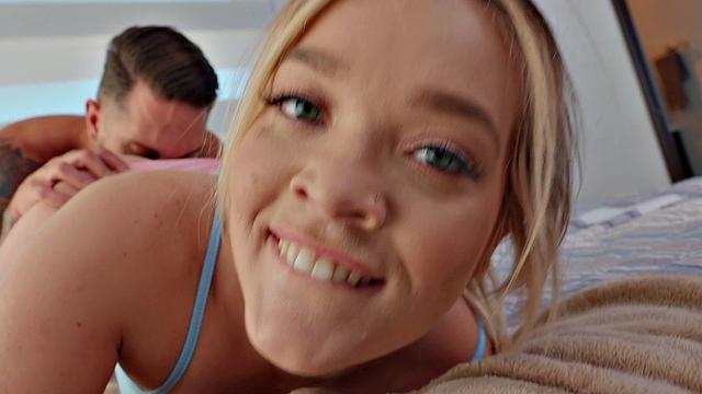 Get off with CFNMasturbation - a kinky dildo play with cumming and kissing