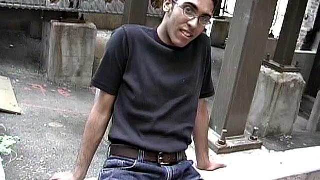 This skinny 19 year old nerd boy with a nasty mouth strips down and hops on the bed for a solo jack off. Zander Lee fingers himself, while stroking his cock, and after a nice long show he finally pumps out a load onto his tummy.