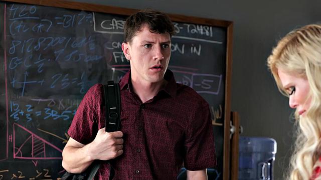 Big tit professor Casca Akashova fucks student on desk after breakup