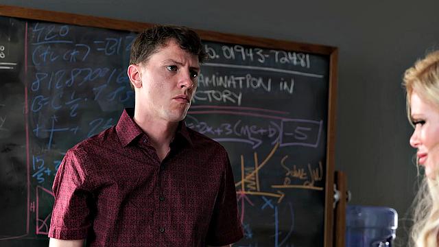 Big tit professor Casca Akashova fucks student on desk after breakup