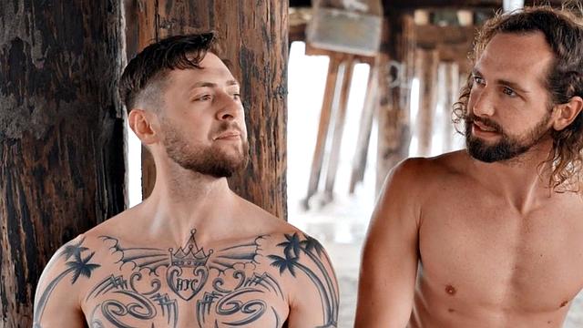 Tattooed amateur bottom barebacked and jizzed in sex