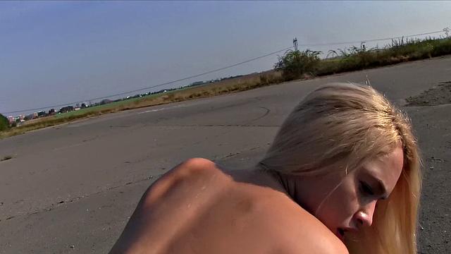 Teen Blonde with Real Big Boobs