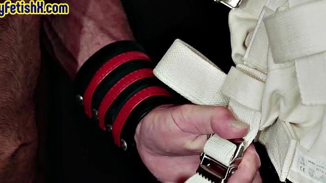 Soft BDSM loving DILF and studs enjoy a fisting 3some