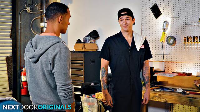 NextDoorStudios - Cocky Prick Poked By Hot As Fuck Mechanic