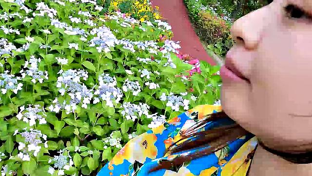 Cute Miss Makino is our newest Japanese amateur model