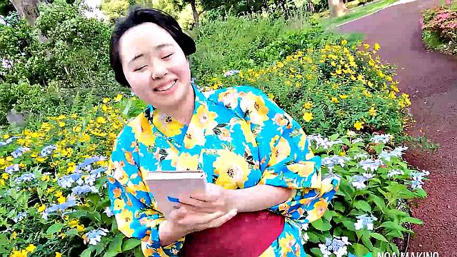 Cute Miss Makino is our newest Japanese amateur model