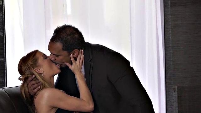 VIP4K. Beautiful Czech girl welcomes the sweetheart by lovemaking