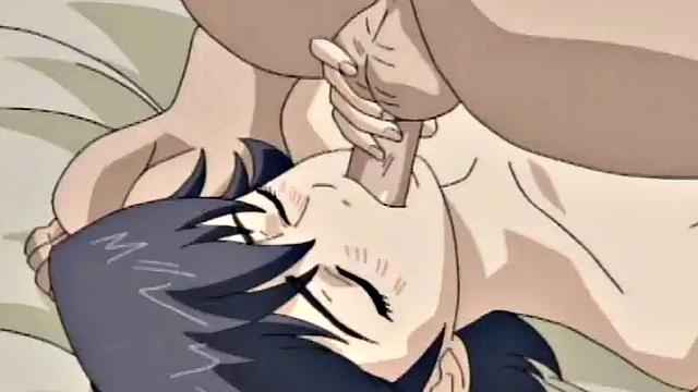 Horny busty anime teen gets tight pussy fucked
