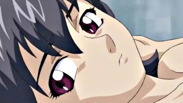 Horny busty anime teen gets tight pussy fucked