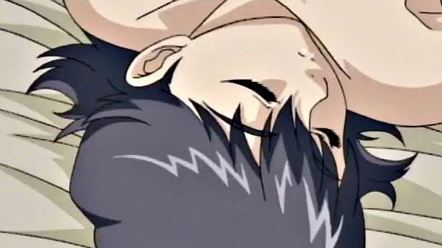 Horny busty anime teen gets tight pussy fucked