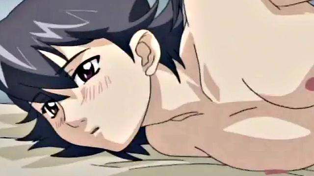 Horny busty anime teen gets tight pussy fucked