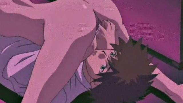 Horny busty anime teen gets tight pussy fucked