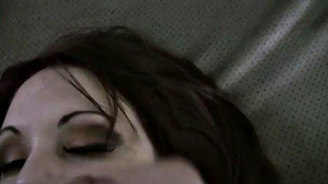 POV slut sucking on hard cock