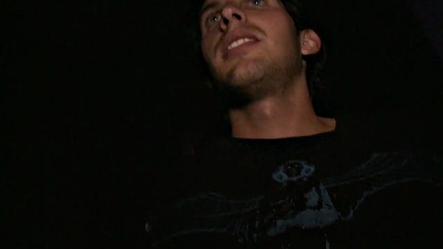 Baited guy enjoys gay gloryhole