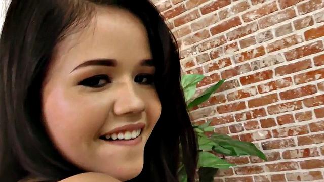 Asian tugjob babe shows skills on oiled cock in POV