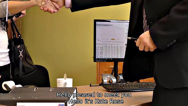 LOAN4K. Clerk lures gorgeous chick into sex session